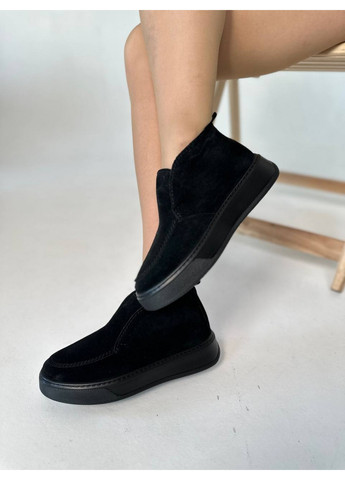 VZUTIK Жіночі замшеві лофери 40 чорний з натуральна замша, україна — демісезон (277156239)