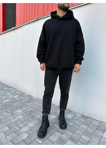 Черные осенние мужские кожаные ботинки 43 VZUTIK