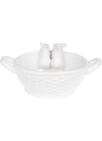 Цукерниця декоративна "Кошик з кроликами" (фруктівниця) Bona (276980776)