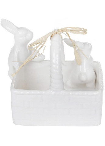 Цукерниця декоративна "Кошик з кроликами" Bona (276981775)