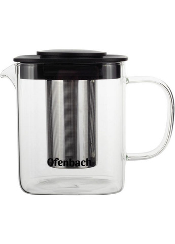 Чайник скляний заварювальний зі знімним ситечком Ofenbach (276982439)