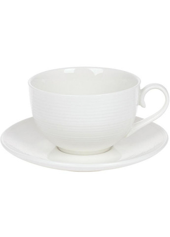 Чайний набір "White City Лінії" 4 чашки та 4 блюдця Bona (276981806)