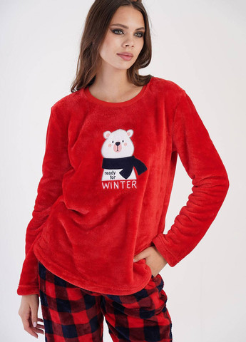 Красная всесезон пижама Vienetta