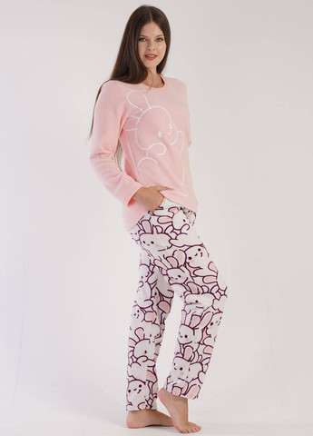 Розовая всесезон пижама Vienetta