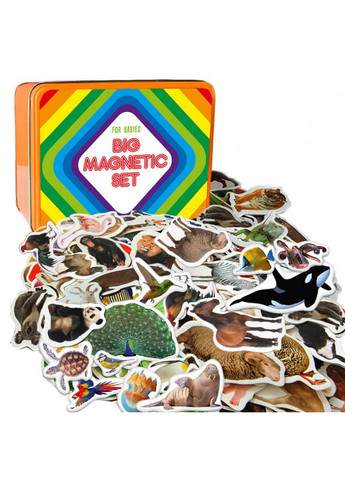 Детский подарочный набор магнитов Животные MAGDUM (276979949)