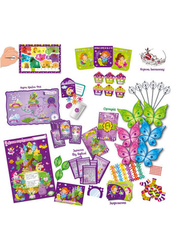 Набор для праздника "Вечерка маленьких фей" квест для детей Vladi toys (276977683)