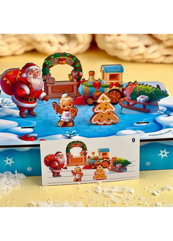 Развивающая игра "Новогодняя панорама", 24 задания Ubumblebees (276982400)