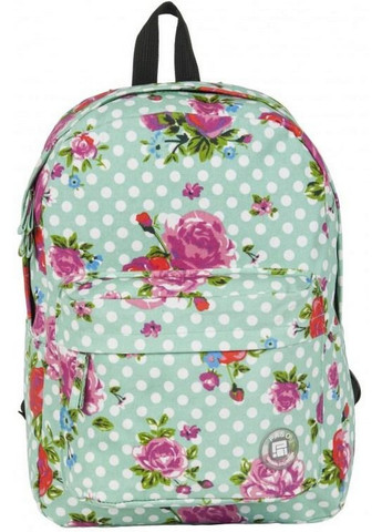 Легкий жіночий рюкзак у горошок з квітами 13L Paso (276979839)
