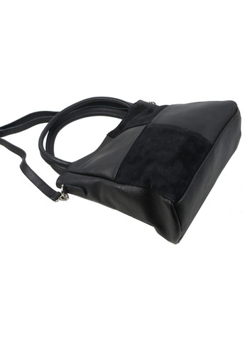 Класична жіноча сумка зі шкіри та замші Borsacomoda (276982047)