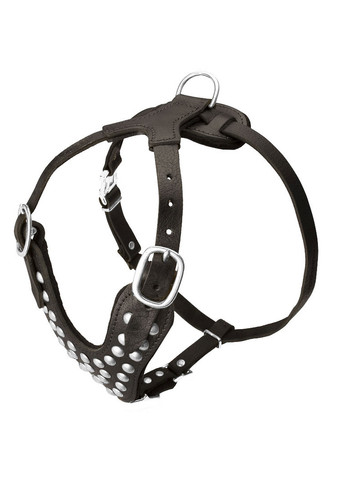 Шлейка прогулянкова із заклепками LeathART (276984021)