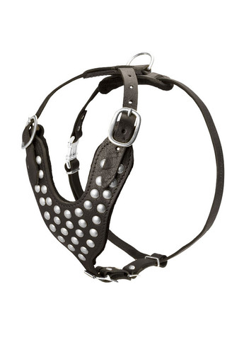 Шлейка прогулянкова із заклепками LeathART (276984021)