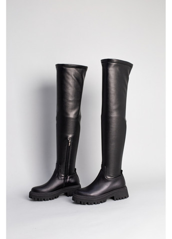 Шкіряні жіночі чоботи-панчохи VZUTIK (276979121)