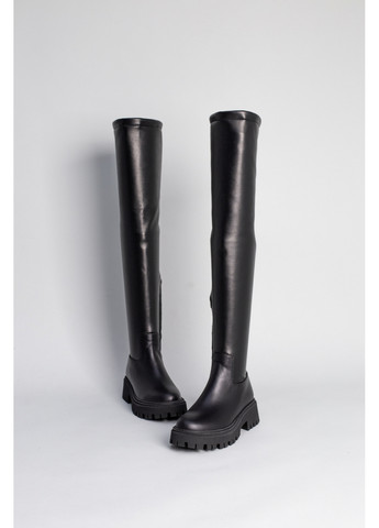 Шкіряні жіночі чоботи-панчохи VZUTIK (276979121)