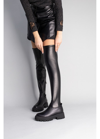 Шкіряні жіночі чоботи-панчохи VZUTIK (276979121)