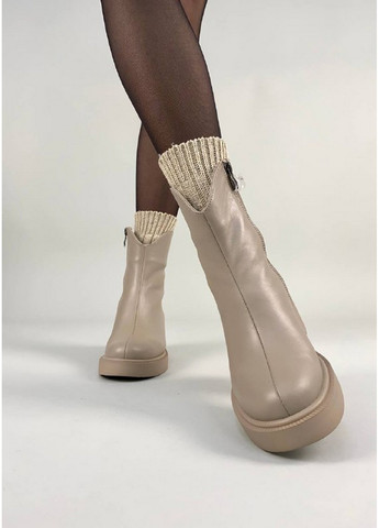 Шкіряні жіночі черевики на підборах VZUTIK (276985076)