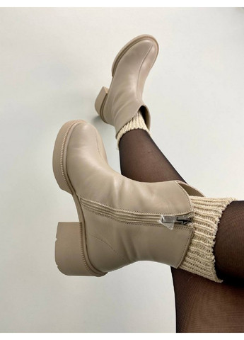 Шкіряні жіночі черевики на підборах VZUTIK (276985076)