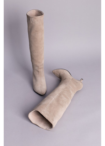Замшеві жіночі чоботи-труби VZUTIK (276978119)
