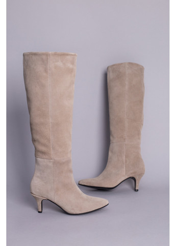 Замшеві жіночі чоботи-труби VZUTIK (276982321)