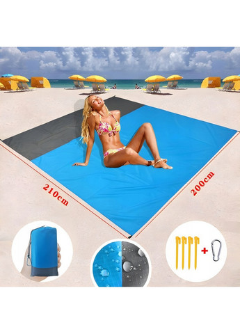 Большой влагозащитный пикниковый, пляжный коврик MustHave (276981010)