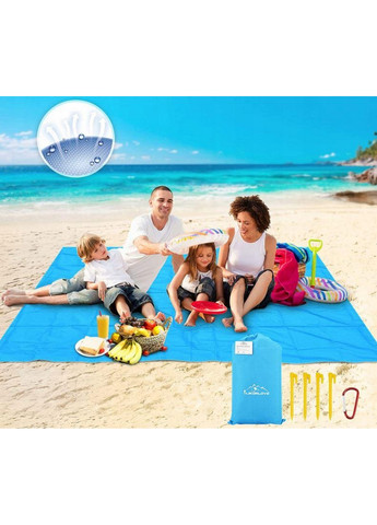 Великий вологозахисний пікніковий, пляжний килимок No Brand (276981621)