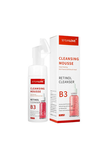 Пінка-мус для вмивання Retinol Vitamin B3 Cleanser Mousse з вітамінами Sersanlove (276985832)
