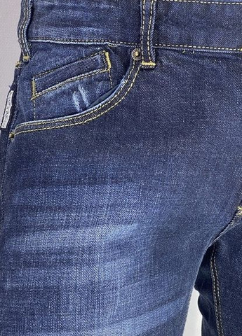 Темно-синие демисезонные слим джинсы AJ8301 Armani Jeans