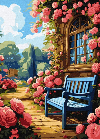 Картина по номерам Цветочный сад ©art_selena_ua 40x50 KHO6335 Идейка Ідейка (276971524)