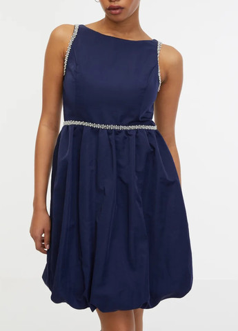 Темно-синее праздничный платье Orsay однотонное