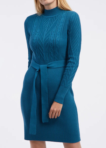 Сіро-синя повсякденний сукня Orsay з геометричним візерунком