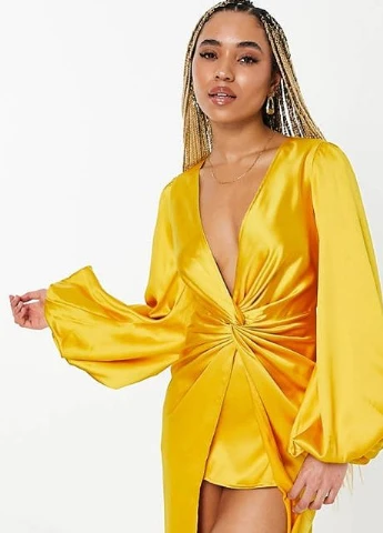 Желтое платье Asos