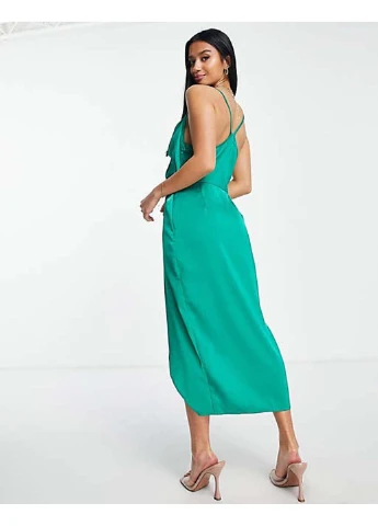 Зеленое платье Missguided однотонное