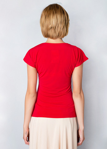 Красная летняя футболка Meggi