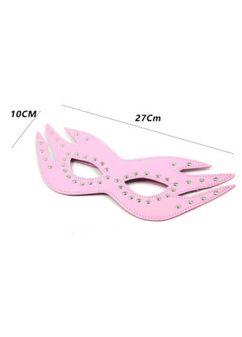 Маска на глаза Leather Cat Mask Pink Bdsm4u (277229421)
