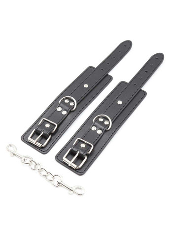 Кожаные наножники на цепи с ремешками Multi-Studded Shackles ZR025 Bdsm4u (277229402)