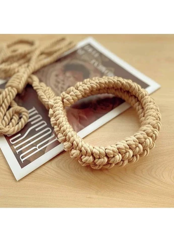 Нашийник з повідком із бавовняної мотузки серії Rope Restraint Bdsm4u (277229487)