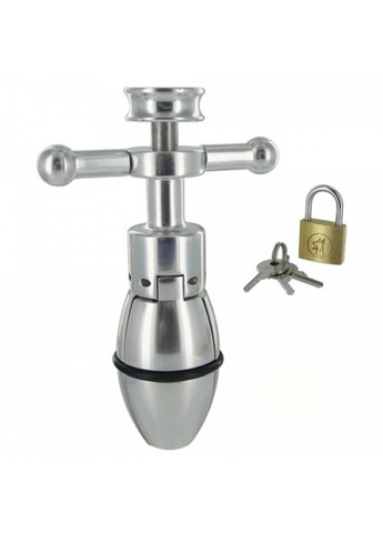 Анальний розширювач замок Locking Butt Plug Bdsm4u (277229316)