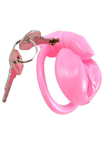 Пояс вірності для чоловіків Excited Finger Caress Chastity Device Pink Bdsm4u (277229451)