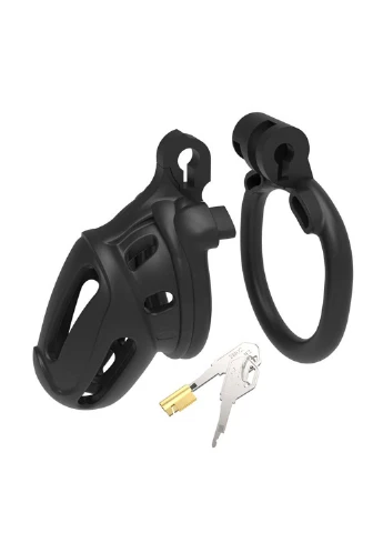 Клітка цнотливості для чоловіків 3D Honeycomb Chastity Cage-C Bending Ring Bdsm4u (277229458)
