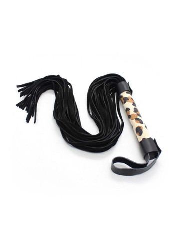 Флоггер бдсм с тигровой ручкой Handmade Leather Whip Props Bdsm4u (277229499)
