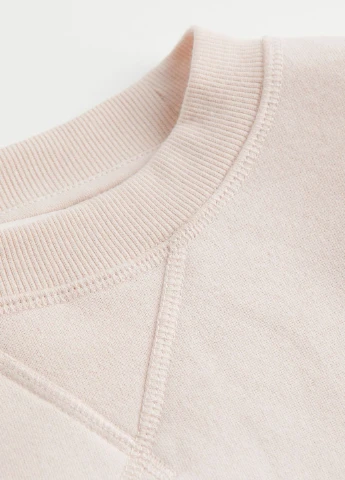 Молочний толстовка H&M однотонний (277171866)