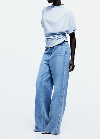 Блакитна блузка H&M