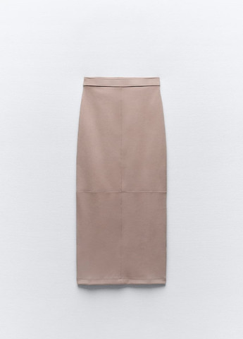 Розовая кэжуал однотонная юбка Zara