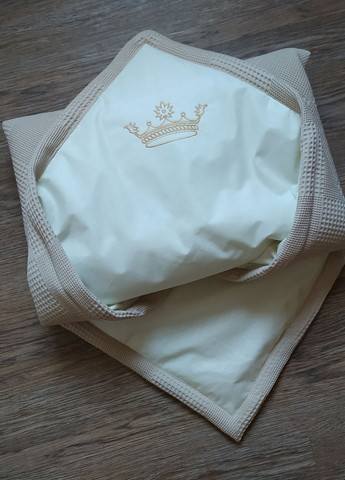 Конверт одеяло на выписку вафельный новорожденному малышу мальчику девочке бежевый (00194) No Brand (277367809)