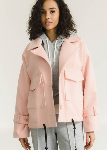 Розовое демисезонное Пальто ST-Seventeen