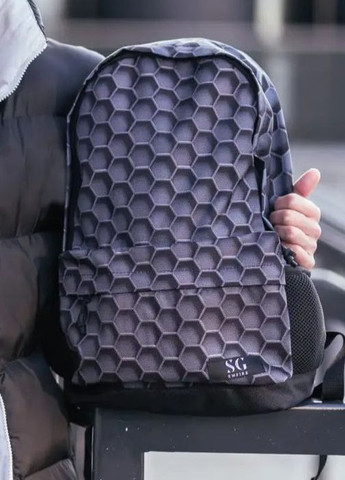 Рюкзак 3D соты серый RK3D07051 SG (277258278)