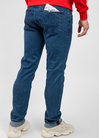 Синие демисезонные синие прямые джинсы Jacob Cohen