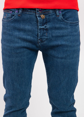 Синие демисезонные синие прямые джинсы Jacob Cohen