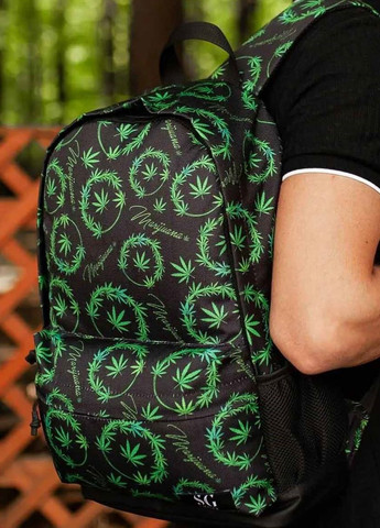 Рюкзак Town style марихуана зелений RKTS04092 SG (277610061)