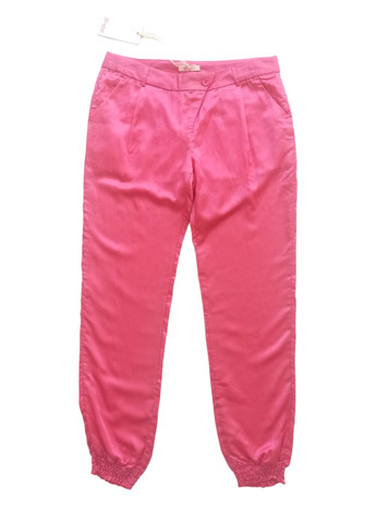 Розовые праздничный, коктейльный, классические, повседневный, кэжуал, нарядные летние джоггеры брюки Gaialuna