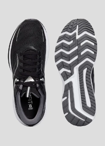 Черные демисезонные черные кроссовки для бега omni 21 Saucony
